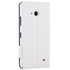 Horizontal Flip Leather Case with Card Slot + Back Cover For Microsoft Lumia 640(White)