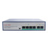 ESCAM POE 4+2 6-Port Fast Ethernet Switch 4-Port POE 10/100M 120W Network Switch, Transmission Distance: 150m(Black)