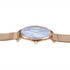 CAGARNY 6812 Round Dial Alloy Gold Case Fashion Couple Watch Men & Women Lover Quartz Watches with Stainless Steel Band