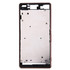 Single SIM Front Housing LCD Frame Bezel for Sony Xperia Z3(Brown)