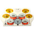 Digital Silicone USB MIDI Roll Up Flexible Musical Drum Kit for Kids, Model: W758, Size: 57cm x 31cm