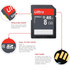 8GB Ultra High Speed Class 10 SDHC Camera Memory Card (100% Real Capacity)