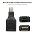 Mini USB Male to USB 2.0 Female Adapter with OTG Function(Black)