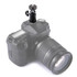 Aluminum Alloy Hot Shoe Tripod Heads, 1/4 inch Male Screw Adapter