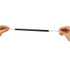 3 PCS Party Magic Trick Joke Toy / Plastic Black Magic Wand(Black)