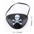 Halloween Props Plastic Pirate Eye Patches, Random Pattern Delivery(Black)