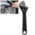 R DEER 0-20mm Carbon Steel Adjustable Spanner Professional Tools(Black)