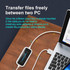 Switch-To-MAC USB 2.0 Transfer Kit Data Link Cable, MAC to PC / PC to PC / MAC to MAC File Transfer Share, Length: 165cm