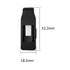 Smart Watch Silicone Clip Button Protective Case for Fitbit Inspire / Inspire HR / Ace 2(White)