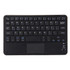 Mini Bluetooth Wireless Keyboard with Touch Panel, Compatible with All Android & Windows 7 inch Tablets with Bluetooth Functions(Black)