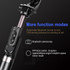 H202 Handheld Gimbal Stabilizer Foldable 3 in 1 Bluetooth Remote Selfie Stick Tripod Stand for Smart Phone, Dual-Key Control