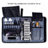 Portable Cloth Bag Mobile Phone Disassembly Maintenance Tool Multi-function Combination Tool Screwdriver Set(Black)