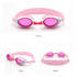 Star Pattern Anti-fog Silicone Swimming Goggles with Ear Plugs for Children(Pink)