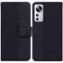 For Xiaomi 12 Pro Geometric Embossed Leather Phone Case(Black)