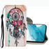 For Samsung Galaxy S22+ 5G Coloured Drawing Pattern Leather Phone Case(Wind Chimes)