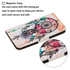 For Samsung Galaxy S22+ 5G Coloured Drawing Pattern Leather Phone Case(Wind Chimes)