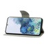 For Samsung Galaxy S22+ 5G Coloured Drawing Pattern Leather Phone Case(Tape)