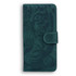 For Xiaomi Redmi A1 Tiger Embossing Pattern Horizontal Flip Leather Phone Case(Green)