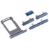 SIM Card Tray + SIM Card Tray + Side Keys for iPhone 12 Pro Max(Blue)