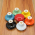 10 PCS 38mm Modern Literary Color Glazed Ceramic Cabinet Drawer Handle(Yellow)