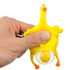 12 PCS Spoof Tricky Funny Gadgets Toys Vent Chicken Whole Egg Laying Hens Crowded Latex Rubber Anti Stress Ball