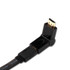 HDMI 19 Pin Male to HDMI 19Pin Female SWIVEL (180 Degree) Adaptor (Gold Plated)(Black)