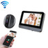 R9 4.3 inch WiFi Smart Video Visual Electronic Peephole Doorbell (Black)