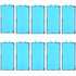 For Samsung Galaxy Note20 Ultra 10pcs Back Housing Cover Adhesive