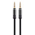 3.5mm Male To Male Car Stereo Gold-Plated Jack AUX Audio Cable For 3.5mm AUX Standard Digital Devices, Length: 1.5m(Black)