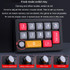 MKESPN 13 Keys RGB Multi-Function Macro Programming Mechanical Keypad Wired With Knob Keyboard(Light Purple)