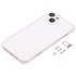 Back Housing Cover with SIM Card Tray & Side  Keys & Camera Lens for iPhone 13(White)