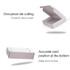 100 PCS Shipping Box Clothing Packaging Box, Color: White, Size: 27x16x5cm