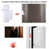 YL-333 Wireless Door Window Entry Safety Security Alarm(White)