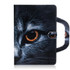 Half-Faced Cat Pattern Horizontal Flip Leather Case for Huawei MediaPad M5 Lite 8 / Honor Tab 5, with Holder & Card Slot & Wallet