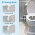 Bidet Toilet Seat Attachment With Hot & Cold Double Nozzle Personal Hygiene 1/2  For Asia/Australia/UK 