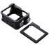 PULUZ Housing Shell CNC Aluminum Alloy Protective Cage with Insurance Frame & 52mm UV Lens for GoPro HERO(2018) /7 Black /6 /5(Black)
