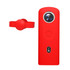 PULUZ Silicone Protective Case with Lens Cover for Ricoh Theta SC2 360 Panoramic Camera(Red)