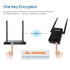 COMFAST CF-WR302S RTL8196E + RTL8192ER Dual Chip WiFi Wireless AP Router 300Mbps Repeater Booster with Dual 5dBi Gain Antenna, Compatible with All Routers with WPS Key