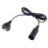 E14 Wire Cap Lamp Holder Chandelier Power Socket with 1.2m Extension Cable, AU Plug(Black)