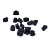 20 PCS Silicone Anti-Dust Plugs for RJ45 Port(Black)