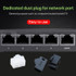 20 PCS Silicone Anti-Dust Plugs for RJ45 Port(Black)