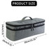 Double-layer Travel Convenient Large-capacity Integrated Hair Salon Storage Bag(Grey)