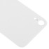 Easy Replacement Big Camera Hole Glass Back Battery Cover with Adhesive for iPhone XR(White)