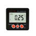 IP54 Precision Electronic Digital Display Inclinometer 4 x 90 Degree Protractor Angle Box