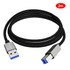 JUNSUNMAY USB 3.0 Male to USB 3.0 Male Cord Cable Compatible with Docking Station, Length:2m