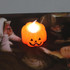 Halloween Home Pumpkin Candle Decoration Lights(Smiley Face)