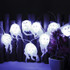 Halloween LED White Yarn Skull Ghost Festival Horror Atmosphere Decorative Lights, Style: 5m 20 Lights (White)