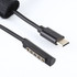 USB-C / Type-C Power Supply PD 65W Fast Charging Cable for Microsoft Surface Pro 2, Cable Length: 1.5m