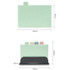 Wheat Straw Classification Cutting Board Set Multi-purpose Non-slip Cutting Board, Specification: 4 PCS + Base