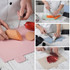 Wheat Straw Classification Cutting Board Set Multi-purpose Non-slip Cutting Board, Specification: 4 PCS + Base